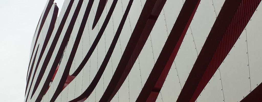 Exterior of Petersen Automotive Museum in LA