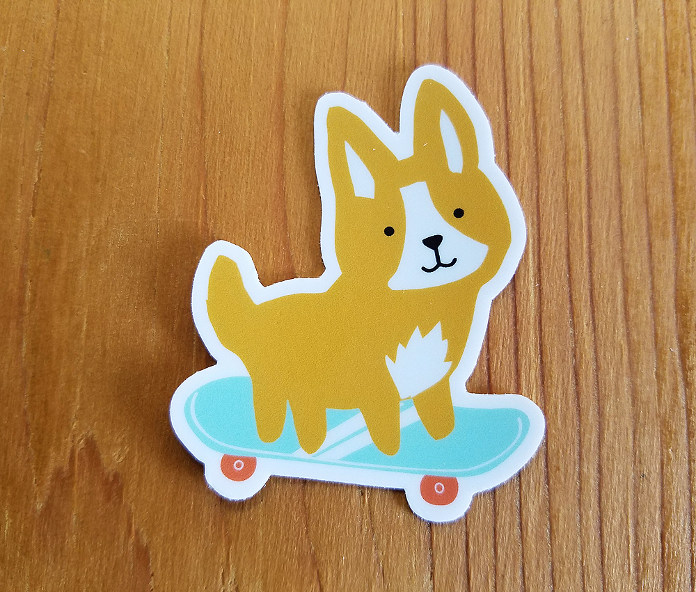 Skate Dog sticker